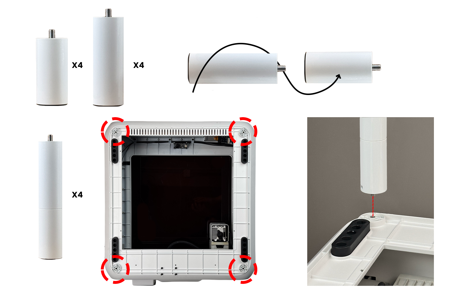 Figure 19: Installed at four corners, 12 posts in total